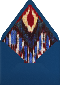 Rose Floral Ikat (Tall) - Oscar de la Renta Envelope