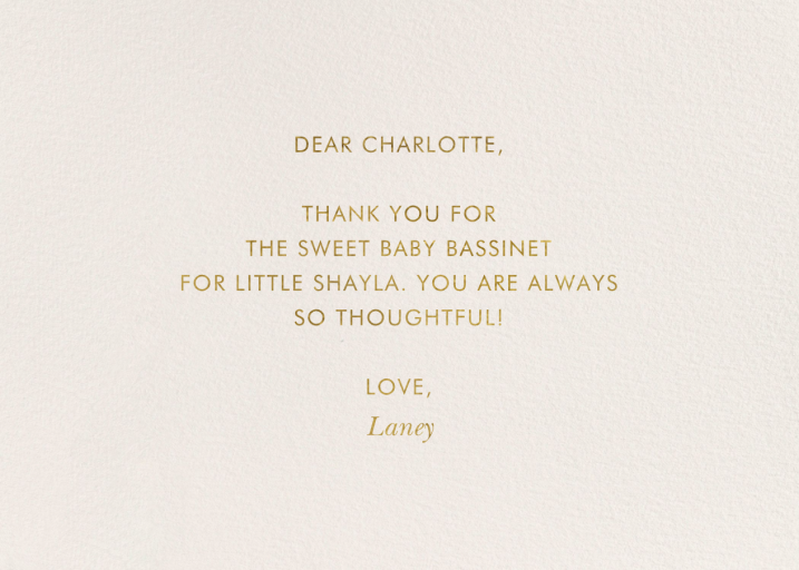 Strawberry Fields Thank You by Rifle Paper Co. - Back