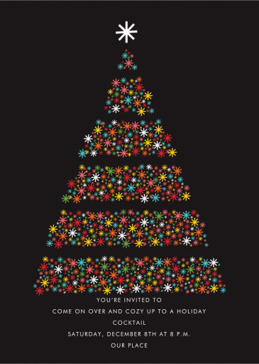 Starry Night - Christmas Party Invitation by Paperless Post