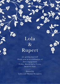 Floral Trellis II - Engagement Party Invitation by Oscar de la Renta
