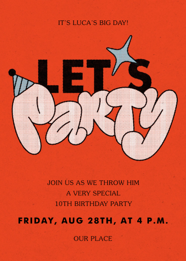 Party Bubble - Invitation by Paperless Post