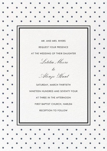 La Pavillion II - Wedding Invitation by kate spade new york