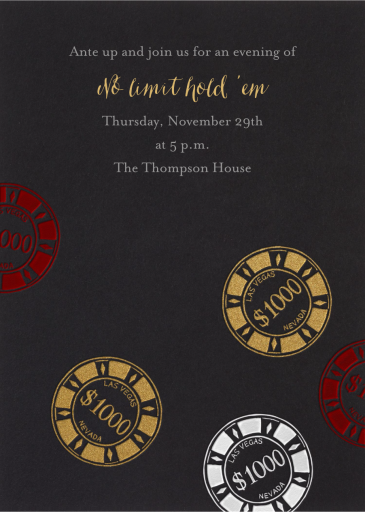 Vegas Bachelor Party - Get-Together Invitation by Paperless Post