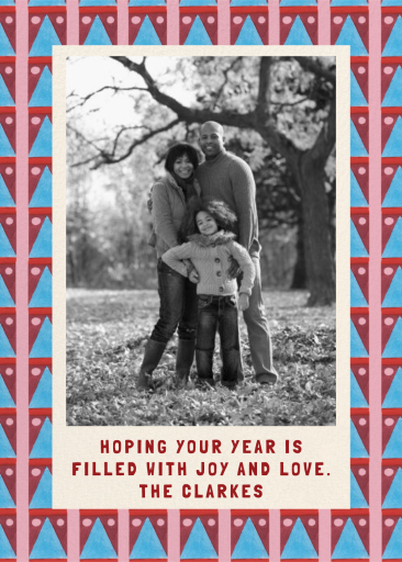 Photo Pennant Pattern Invitation