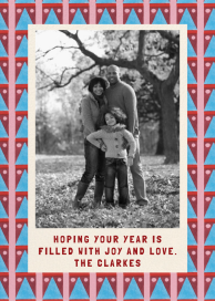 Photo Pennant Pattern Invitation