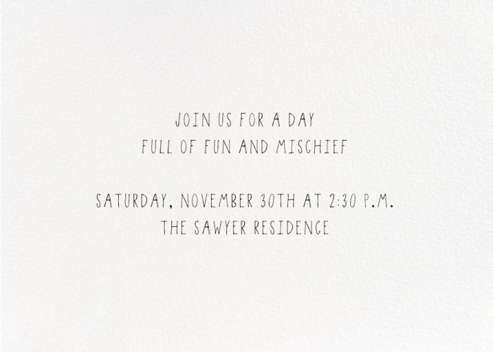 Double Hand Drawn Bordered by Linda and Harriett - Back