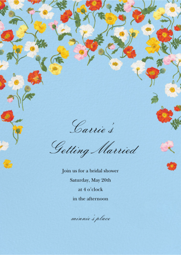 In the Cosmos - Bridal Shower Invitation by Oscar de la Renta