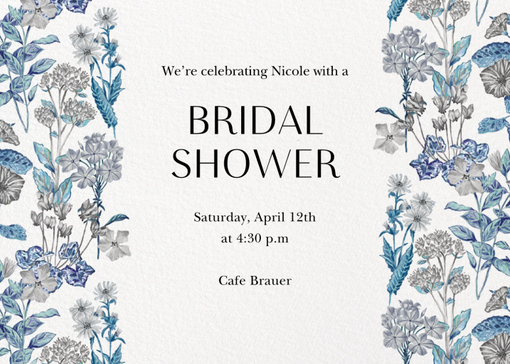 Poet’s Meadow - Bridal Shower Invitation by liberty-london