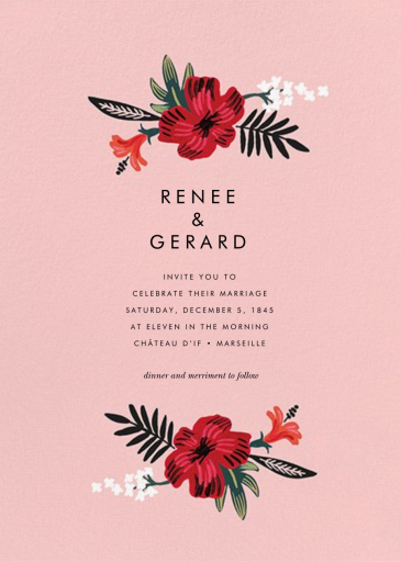 Kona Floral - Wedding Invitation by Rifle Paper Co.