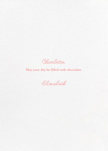 Fur Flying (Josie Portillo) - Valentine's Day Card by Red Cap Cards - Back