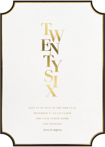 Royal New Year - New Year's Eve Invitation by Sugar Paper