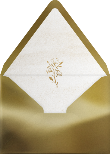 Botanical Pressed Wildflower - Paperless Post Envelope