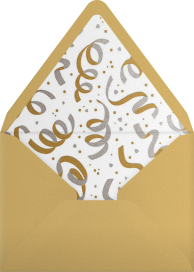 Confetti and Streamers - Paperless Post Envelope