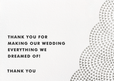 Savoy (Stationery) - Thank You Card by Paperless Post