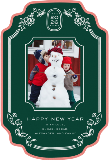 Ornate Frame - New Year's Card by Cheree Berry Paper & Design