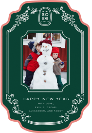 Ornate Frame - New Year's Card by Cheree Berry Paper & Design