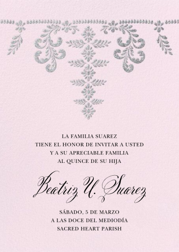 Ornate Occasion - Quinceañera Invitation by Paperless Post