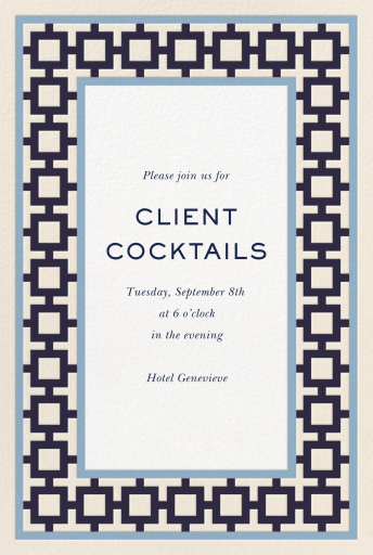 Geometric Border Invitation