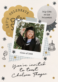 Scrapbook Photo - Graduation Party Invitation by Paperless Post