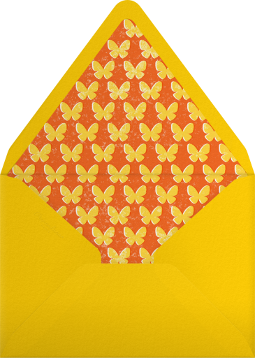 Butterfly Blooms - Paperless Post Envelope