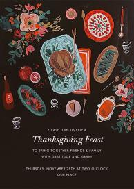Thanksgiving Feast - Thanksgiving Invitation by Rifle Paper Co.