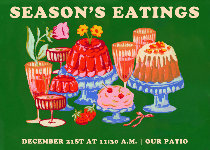 Retro Cakes - Holiday Party Invitation by Iris + Marie