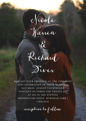 Pilier (Invitation) - Wedding Invitation by Paperless Post