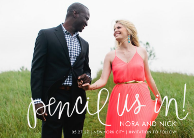 Pencil Us In - Printable Invitation by Paper Source