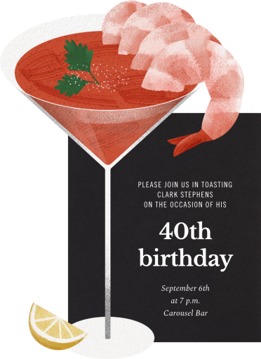 Shrimp Cocktail - Invitation by Paperless Post