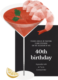 Shrimp Cocktail - Birthday Invitation by Paperless Post