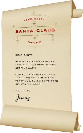 Santa's List by Paperless Post