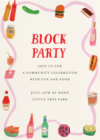 Ketchup and Company - Party Invitation by Mr. Boddington's Studio