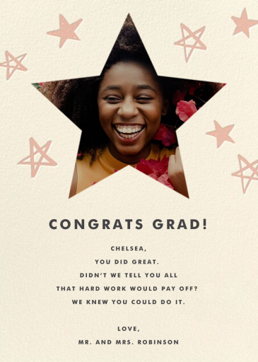 Reach for the Stars Photo - Graduation Card by Hello!Lucky