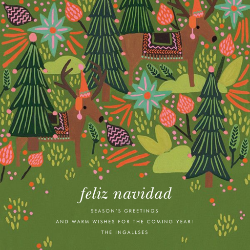 Reindeer Glades - Christmas Card by Rifle Paper Co.