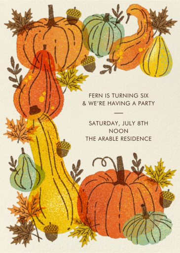 Fall Sprawl - Birthday Invitation by Paperless Post