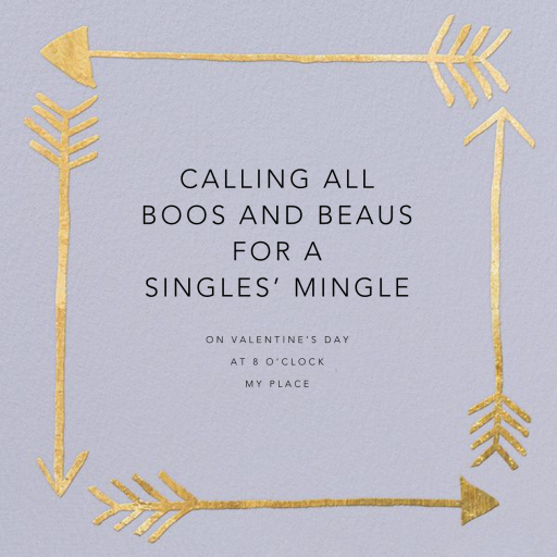 Love Struck - Valentine's Day Invitation by Kelly Wearstler