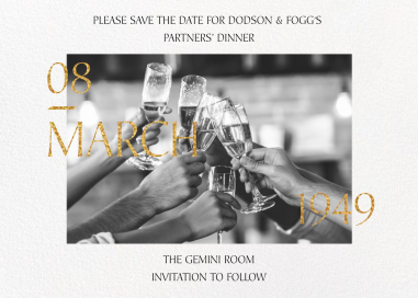 Auspicious - Event Save the Date by Paperless Post