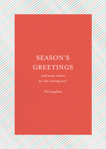 What A Picture - Christmas Card by Mr. Boddington's Studio - Back