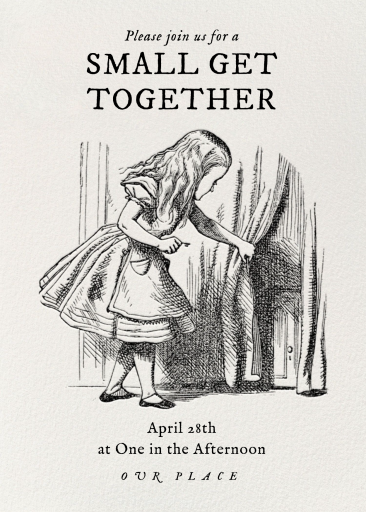 Behind the Curtain - Invitation by Paperless Post
