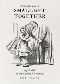 Behind the Curtain - Get-Together Invitation by Paperless Post
