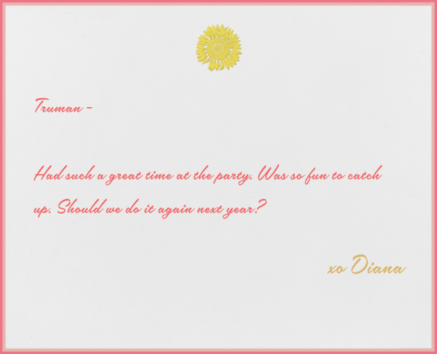 Sunflower - Stationery by Paperless Post