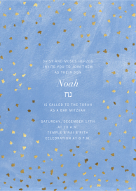 Flurry - Bar & Bat Mitzvah Invitation by Kelly Wearstler