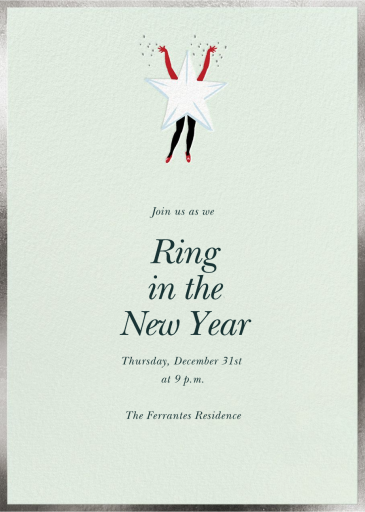 Star Host - New Year's Eve Invitation by kate spade new york
