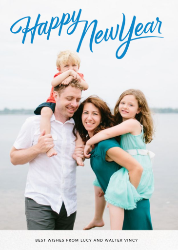 Classic - New Year's Card by Paperless Post