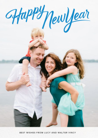 Classic - New Year's Card by Paperless Post