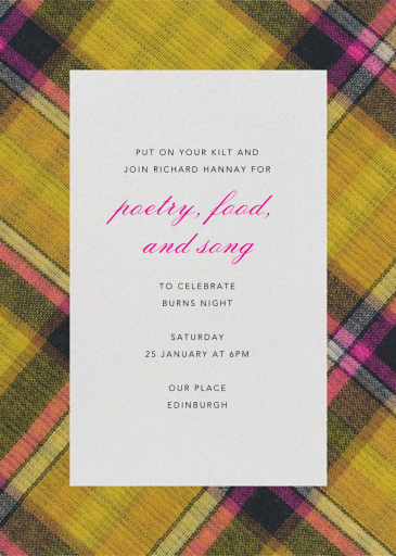 Technicolor Plaid by Oscar de la Renta