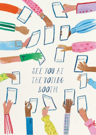 Ballots In - Activism Invitation by Mr. Boddington's Studio
