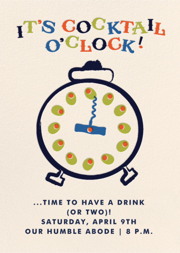Cocktail O’Clock by Cheree Berry Paper & Design