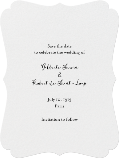 Alcazar (Save The Date) - Save the Date by Crane & Co.