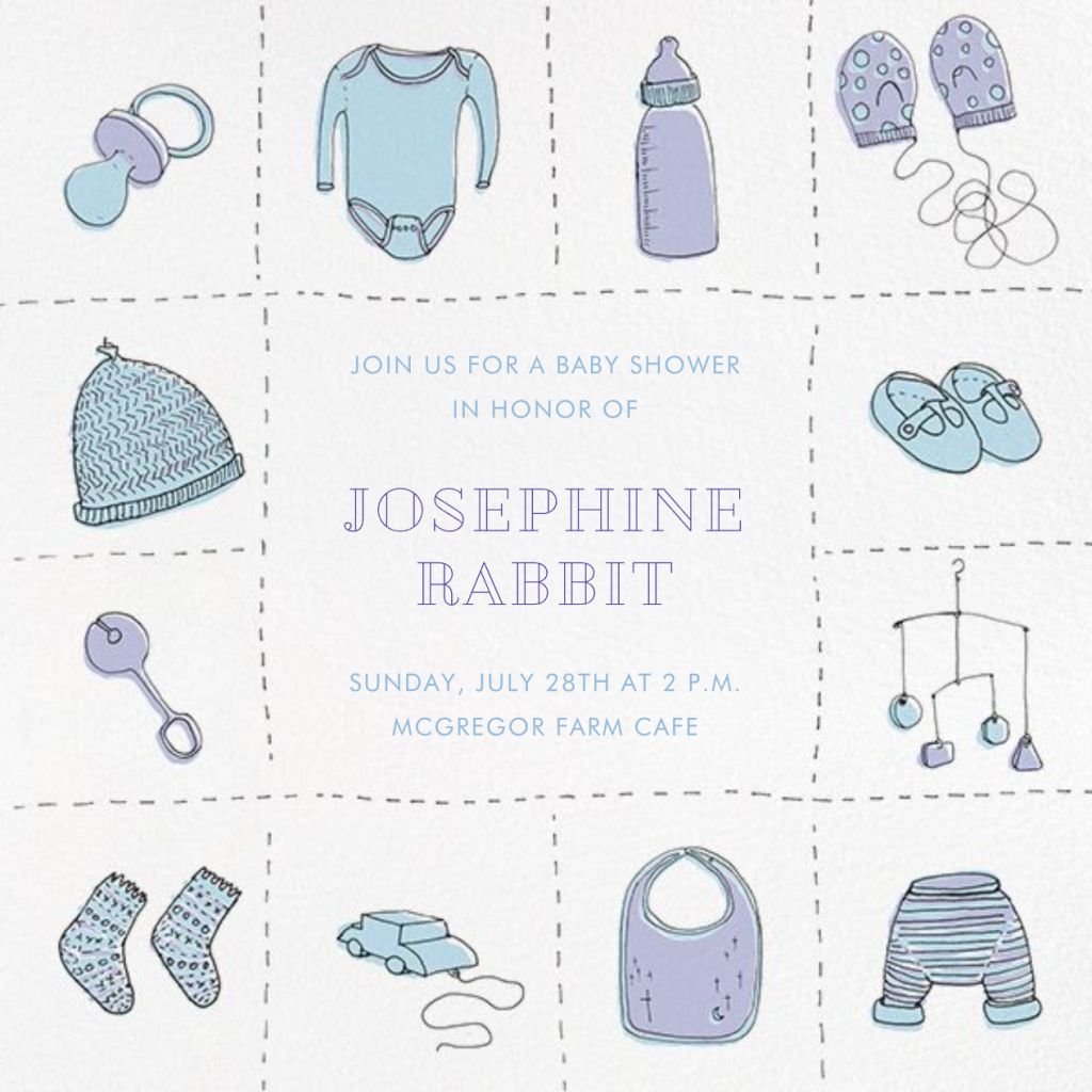 Wee Things Invitation